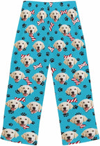 Custom Face Pajamas Pants Personalized Nightwear Bottoms for Women XS-XXL