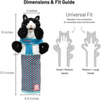 Cat Wrestling Glove Puppet Toy – Interactive Hand Mitt with Durable Protective Sleeve and Catnip - Play & Enrichment