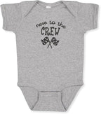 COUPLEHOODIES Personalized Baby Onesie Bodysuit – Custom Embroidery Gift for Pregnancy Reveal Baby Shower or First Grandchild