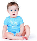 AW Fashions My Siblings Have Whiskers Baby Bodysuit Funny Cute Infant Outfit Romper Clothing Boys Girls