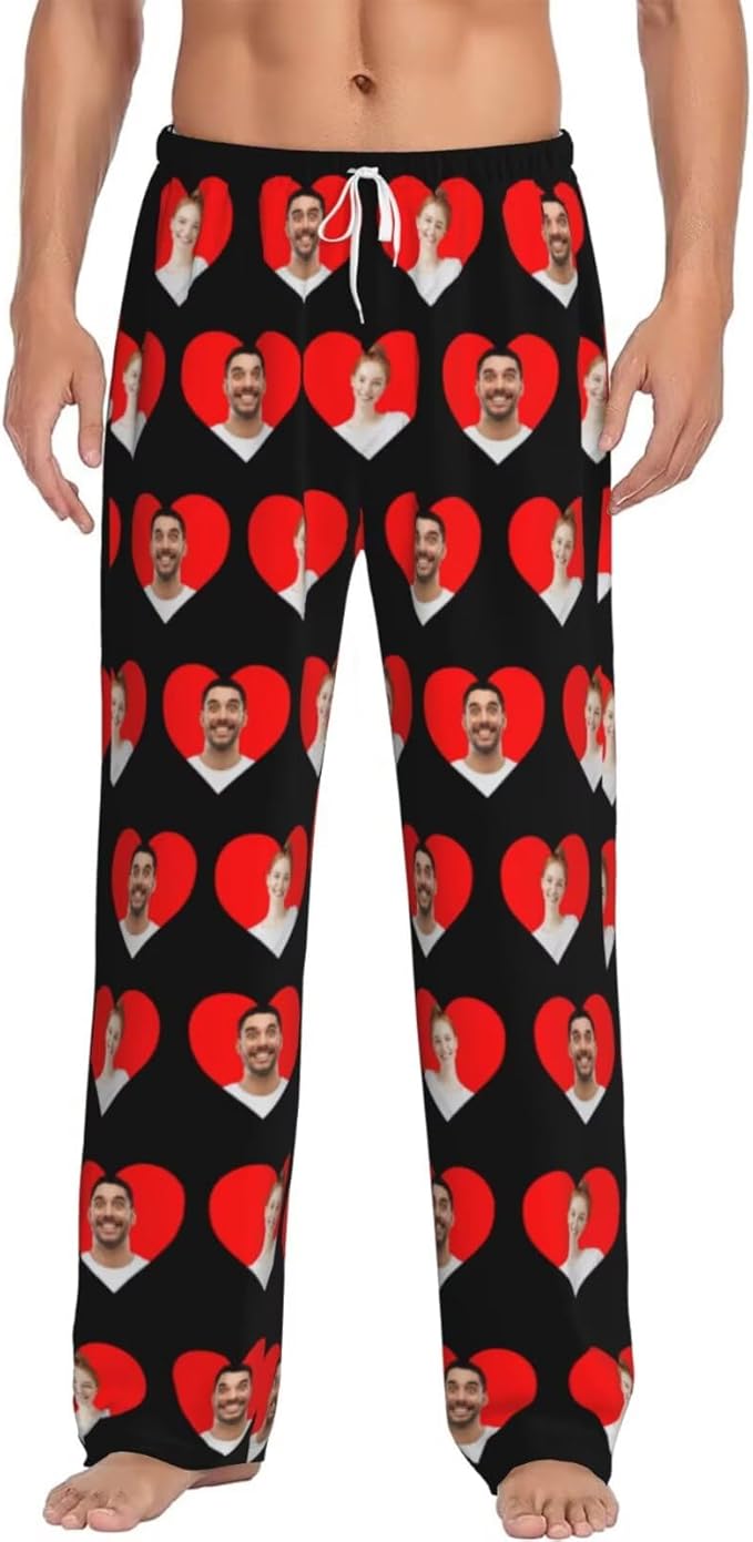 Custom Pajama Pants Personalized Pajama Bottoms With Photo Customizable Pajama For Men Women Add Your Design