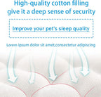 Cat Beds for Indoor Cats - Cat Bed Washable 20/24 inches, Dog Beds for Small Medium Dogs, Anti Anxiety Round Fluffy Plush Faux Fur Pet Bed, Thick Bottom (Blue, Medium)