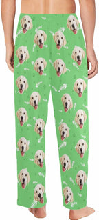 MyPupSocks Custom Pet Face Pajamas Pants Photo Pajama Bottoms for Men S-XXL