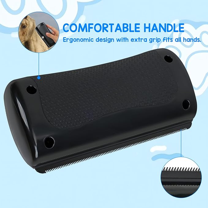 Deshedding Dog Brush, Dog Grooming Brush for Shedding, Pet Hair Removal Tool for Cats, Dogs, Horses, Easy Hair Removal for Pets