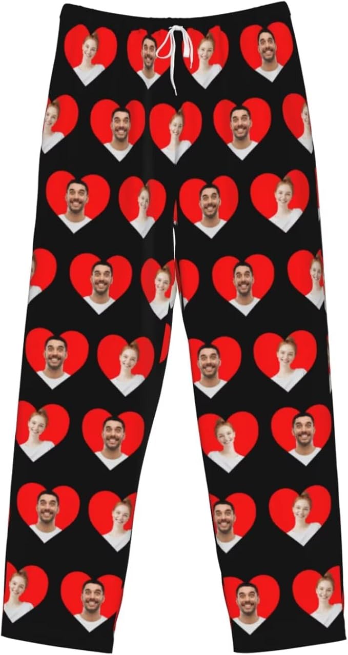 Custom Pajama Pants Personalized Pajama Bottoms With Photo Customizable Pajama For Men Women Add Your Design