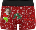 M YESCUSTOM Custom Faces Funny Short Briefs Gift for Husband Underwear