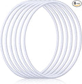 Shappy 6 Pcs Exercise Hoop Detachable Adjustable Plastic Toy Playground Toys Colored Hoop Circles for Teens Games Gymnastics Dog Agility Equipment Party Decor