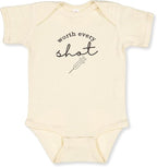 COUPLEHOODIES Personalized Baby Onesie Bodysuit – Custom Embroidery Gift for Pregnancy Reveal Baby Shower or First Grandchild