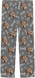 MyPupSocks Custom Pet Face Pajamas Pants Photo Pajama Bottoms for Men S-XXL