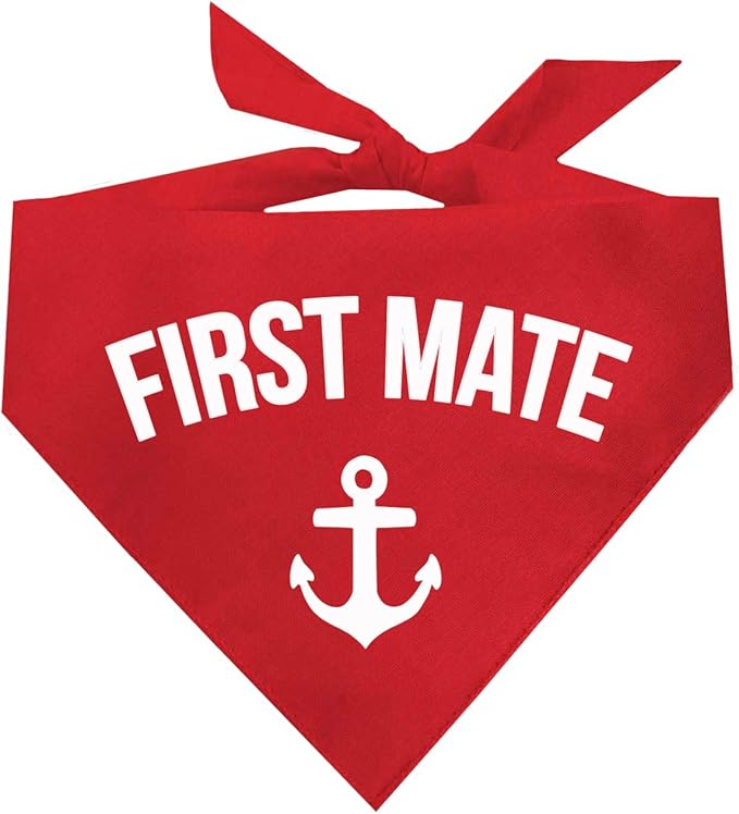 First Mate Dog Bandana (Red, OS 264)
