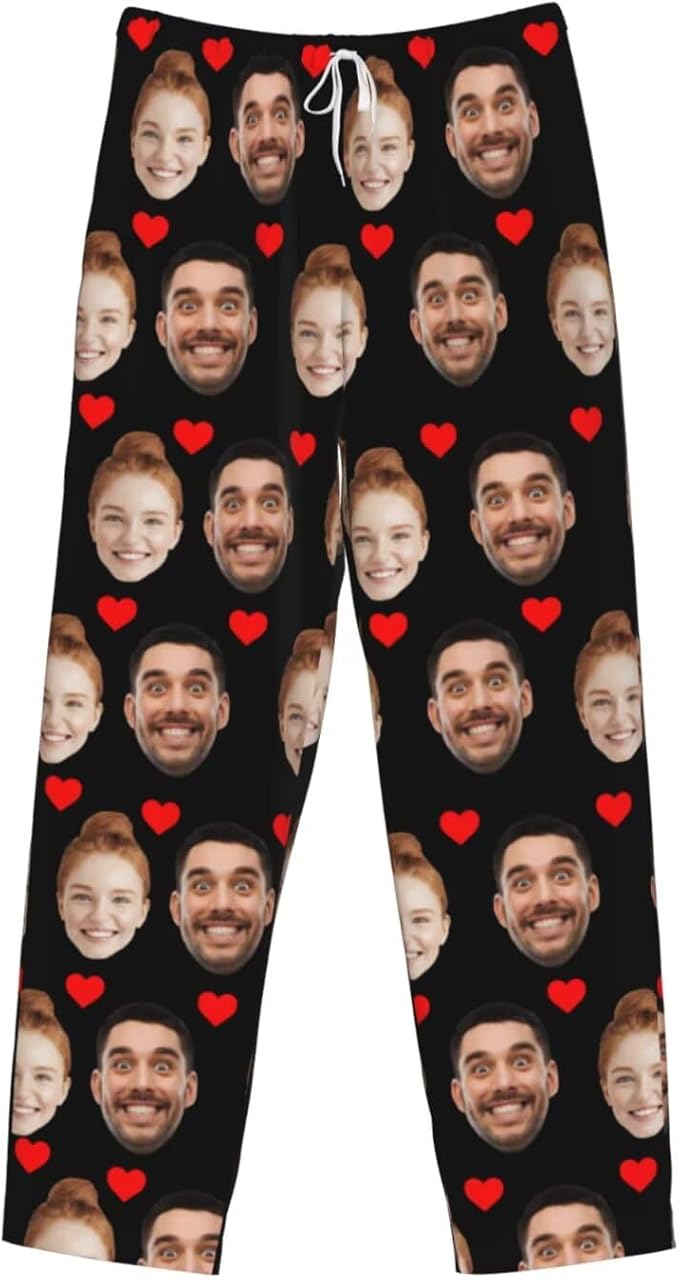 Custom Pajama Pants Personalized Pajama Bottoms With Photo Customizable Pajama For Men Women Add Your Design