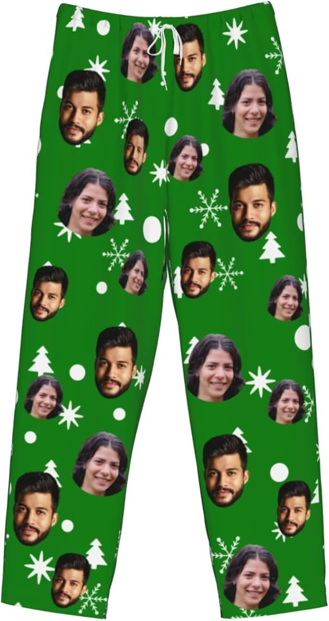 Custom Pajama Pants Personalized Pajama Bottoms With Photo Customizable Pajama For Men Women Add Your Design