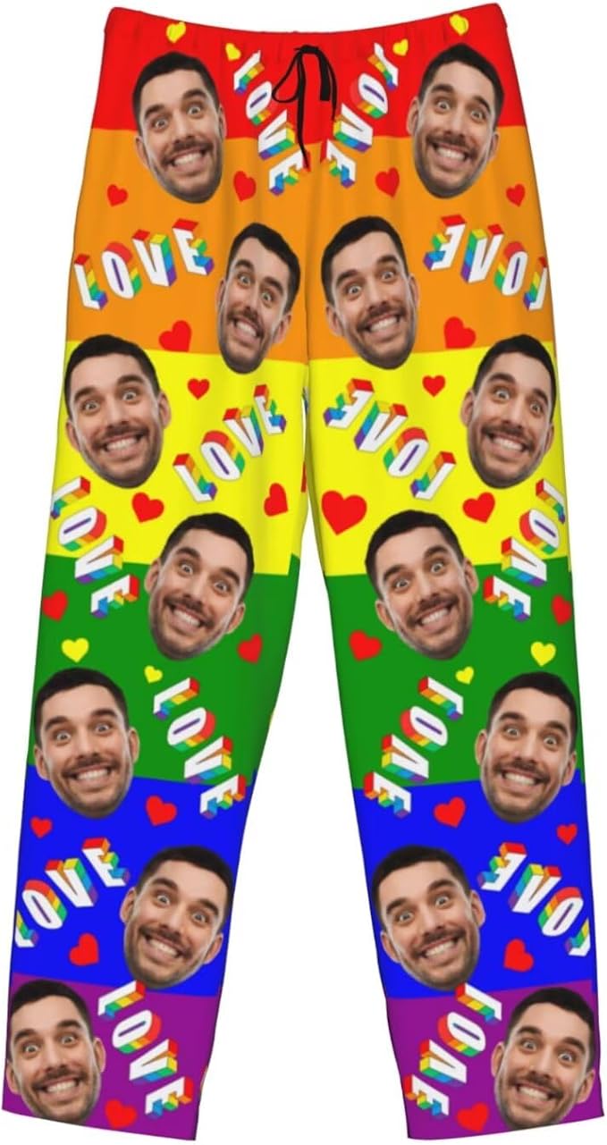 Custom Pajama Pants Personalized Pajama Bottoms With Photo Customizable Pajama For Men Women Add Your Design