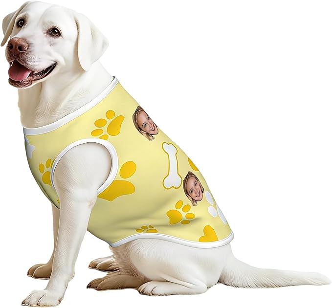 Personalized Matching Dog and Owner Clothes Separately Sold, Custom Face Nightgown for Women Dogs