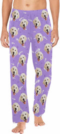MyPupSocks Custom Pet Face Pajamas Pants Photo Pajama Bottoms for Men S-XXL