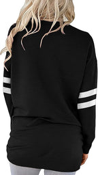 Akihoo Womens Casual Long Sleeve Tunic Tops Crew Neck Shirt Blouses