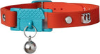 New Kittyrama Cat Collar with Bell. As Seen in Vogue. Breakaway, Quick Release, Hypoallergenic, Vet Approved. Lightweight Kitten Collar. Soft & Comfy. Saffron