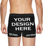 Personalized Underwear for Men with Face Custom Face Boxers Customized Boxer Briefs Funny Gifts for Him Husband Boyfriend