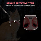 Cat Harness and Leash Set, Soft and Breathable Vest with Reflective Strip, Escape Proof Kitten Harness, Easy to Wear for Cats Walking and Traveling (Purple, XS)