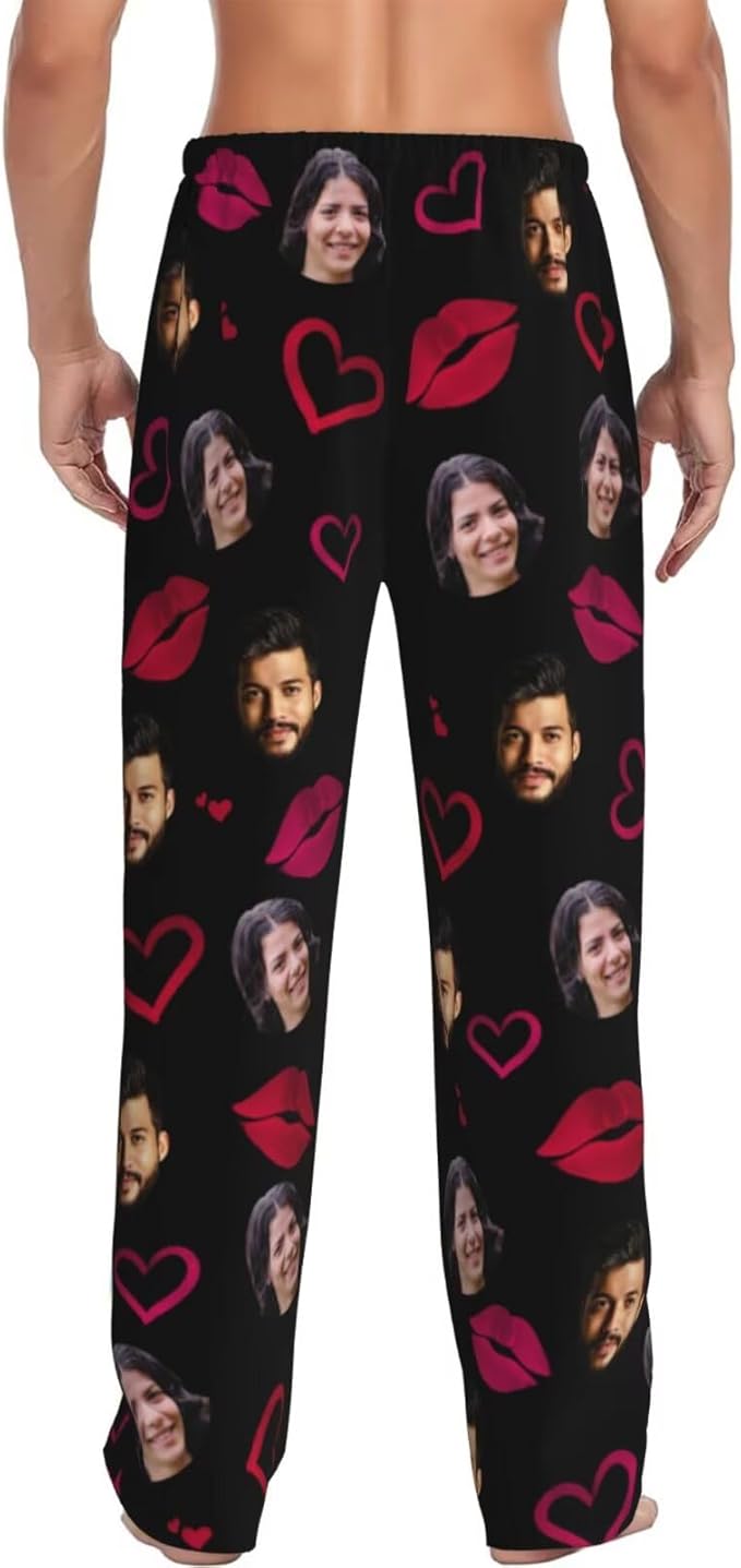 Custom Pajama Pants Personalized Pajama Bottoms With Photo Customizable Pajama For Men Women Add Your Design