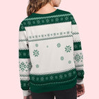 Wrappiness A Girl And Her Dog Christmas Sweatshirt - Cozy Unisex Fit Custom Shirt - Cute for Women Pet Lovers