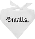 Smalls Matching 90's Hip Hop Dog Bandana (White, OS 407)