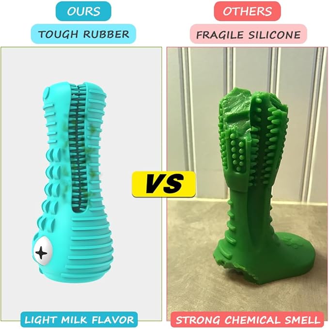Dog Toys for Aggressive Chewers Large Medium Breed, Indestructible Dog Toothbrush Chew Toys, Squeaky Interactive Tough Extremely Durable, Dogs Toys to Keep Them Busy