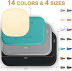 Silicone Pet Feeding Mat with Raised Edge for Food and Water, Dog Bowl Mats, Cat Bowls Placemat with High Lip for Floor Waterproof, Rubber Tray for Cats and Dogs 19 x 12 x0.7 Brown