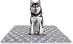 Bubble bear Dog Crate Mat - Ultra Soft, Washable & Anti-Slip Kennel Pad for Small/Medium/Large Dogs, Dark-Hued to Hide Stains (48"x30")