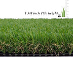ALTRUISTIC Artificial Grass 6FTX12FT(72 Square Feet), Realistic Fake Grass Deluxe Turf Synthetic Thick Lawn Pet Turf, 1 3/8” Height, Outdoor Decor, Customized