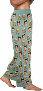 Custom Pajama Pants for Men, Personalized PJ Pants with Photos, Custom Mens Pajama Shorts, Gifts for Dad Husband