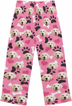 Custom Face Pajamas Pants Personalized Nightwear Bottoms for Women XS-XXL