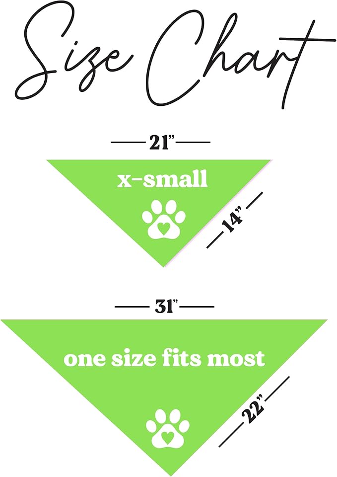 First Mate Dog Bandana (Lime Green, OS 264)