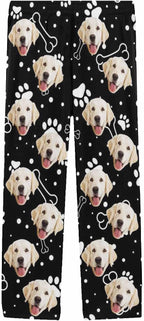 MyPupSocks Personalized Face Pajamas Pants Photo Pajama Bottoms for Men S-XXL