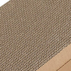 Best Pet Supplies Catify Cat Scratcher, Fun Interactive Scratchers, Posts, Poles, Claw Safe, Furniture Saver Indoor Play Support Natural Cat Behaviors Heavy Duty - Slope Scratcher (2 Pack)