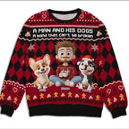 Wrappiness A Girl And Her Dog Christmas Sweatshirt - Cozy Unisex Fit Custom Shirt - Cute for Women Pet Lovers