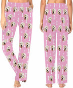 Custom Face Pajamas Pants Personalized Nightwear Bottoms for Women XS-XXL