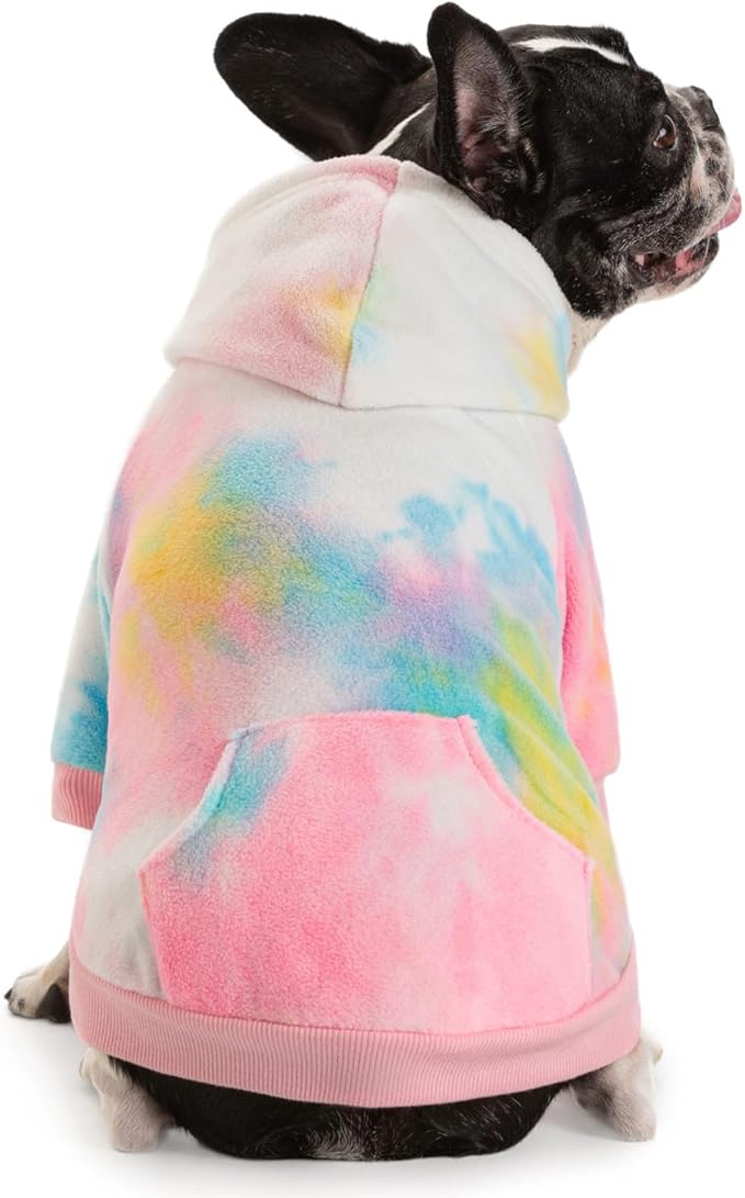 French Bulldog Clothes Dog Hoodie Sweatshirts with Pockets for Small Dogs Puppy Chihuahua Coat Clothing Pet Cat Hoodie Fleece Dog Sweaters Costume