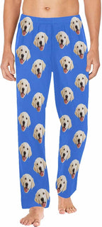 MyPupSocks Personalized Face Pajamas Pants Photo Pajama Bottoms for Men S-XXL