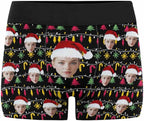 M YESCUSTOM Custom Faces Funny Short Briefs Gift for Husband Underwear