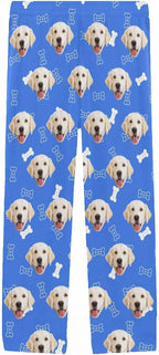 MyPupSocks Customized Face Pajamas Pants Photo Pajama Bottoms for Men S-XXL