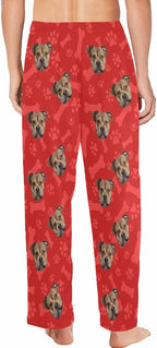 MyPupSocks Custom Pet Face Pajamas Pants Photo Pajama Bottoms for Men S-XXL