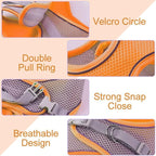 Cat Harness and Leash Set Soft Adjustable Escape Proof Cat Leash Breathable Comfortable Vest Easy to Wear Kitten/Small Dogs Harness for Outdoor Walking