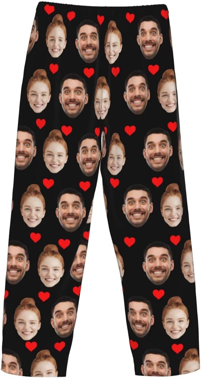 Custom Pajama Pants Personalized Pajama Bottoms With Photo Customizable Pajama For Men Women Add Your Design