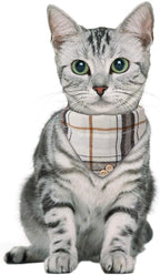 Faleela Breakaway Cat Collar with Bells - 2 Pack Cat Collar with Bells, Cat Collars with Bandana, Accessories for Pet Collars, Adjustable for Cats and Small Dogs