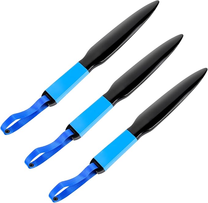 3PCS Dog Break Stick for Small Medium Dogs 13.6Inch Training Tool Chew Toy, Stress Relief Interactive Stick, Indoor Outdoor Pet Supplies (Black+Blue)