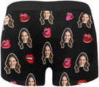 M YESCUSTOM Custom Boxers Briefs for Men Personalized Boxers with Face Mens Funny Underwear with Photo XS-5XL