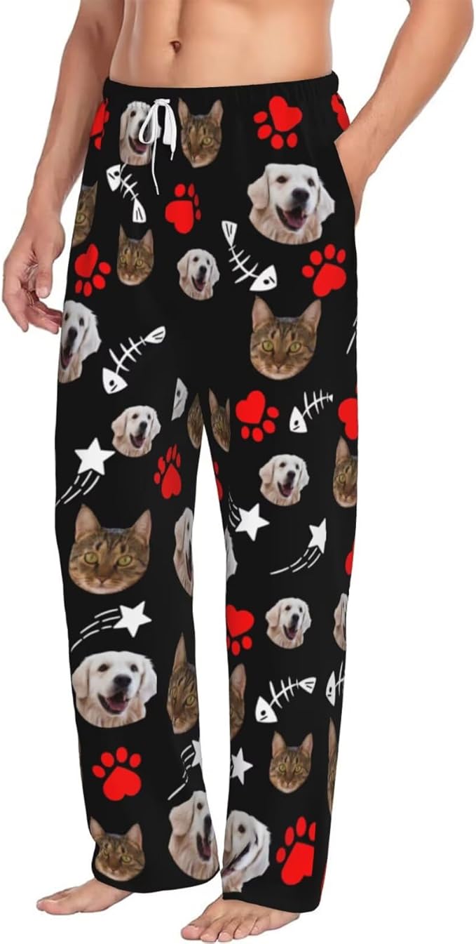 Custom Pajama Pants Personalized Pajama Bottoms With Photo Customizable Pajama For Men Women Add Your Design