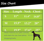 Security Dog Hoodie Puppy Sweater Cold Weather Dog Coats Pet Clothes Hooded Sweatshirt for Medium Dogs
