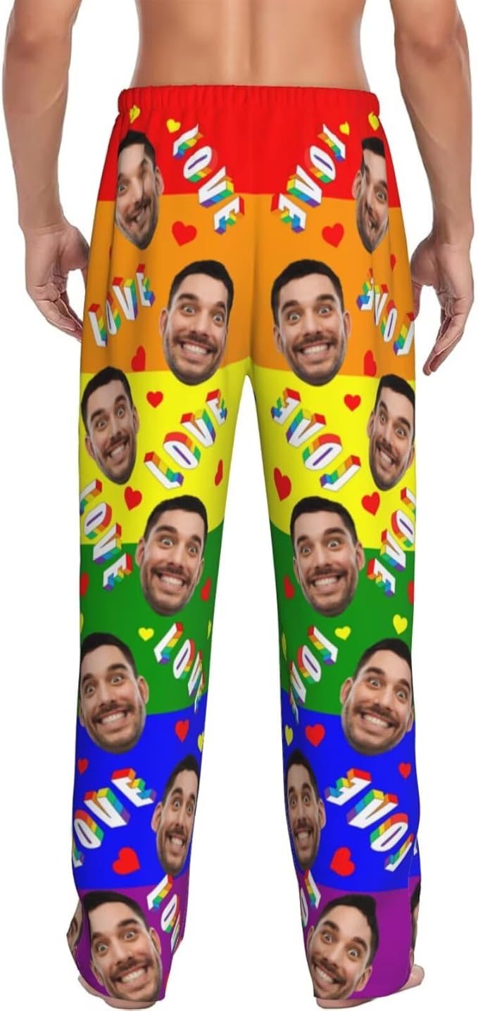 Custom Pajama Pants Personalized Pajama Bottoms With Photo Customizable Pajama For Men Women Add Your Design